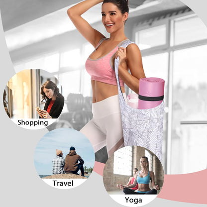 IwIeIaIrI Yoga Mat Bag with Adjustable Strap & Extra Pockets