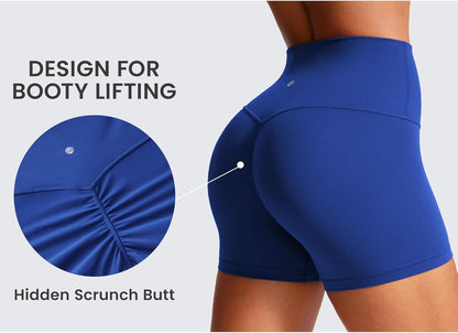 CRZ YOGA Women’s Scrunch Butt Biker Shorts