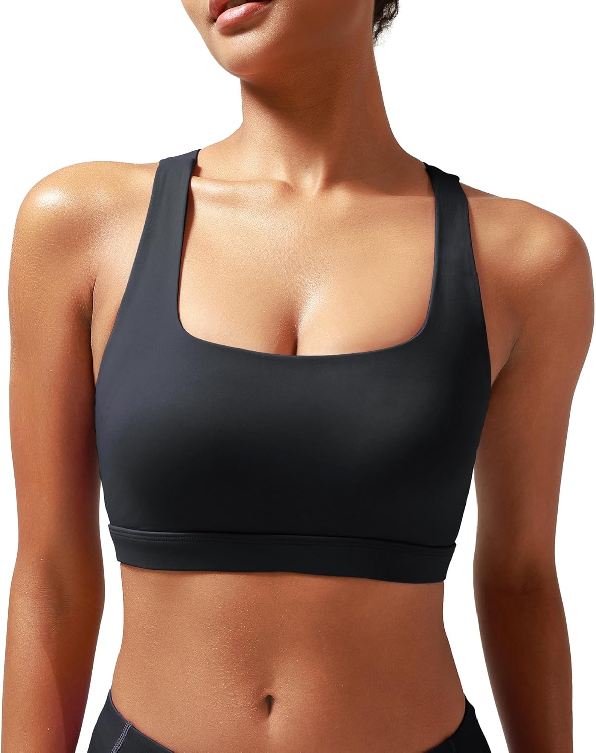 RUNNING GIRL High-Support Racerback Sports Bra