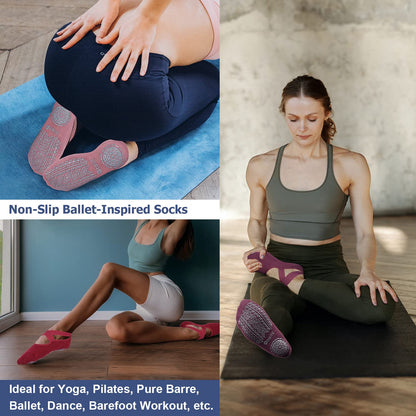 Ozaiic Non-Slip Yoga Socks for Women