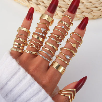 KISS WIFE Gold Ring Set