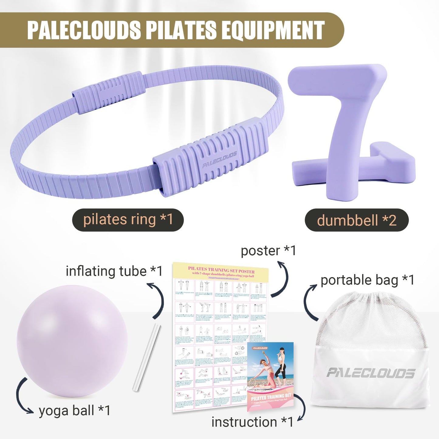 Pilates Ring & Ball Workout Set