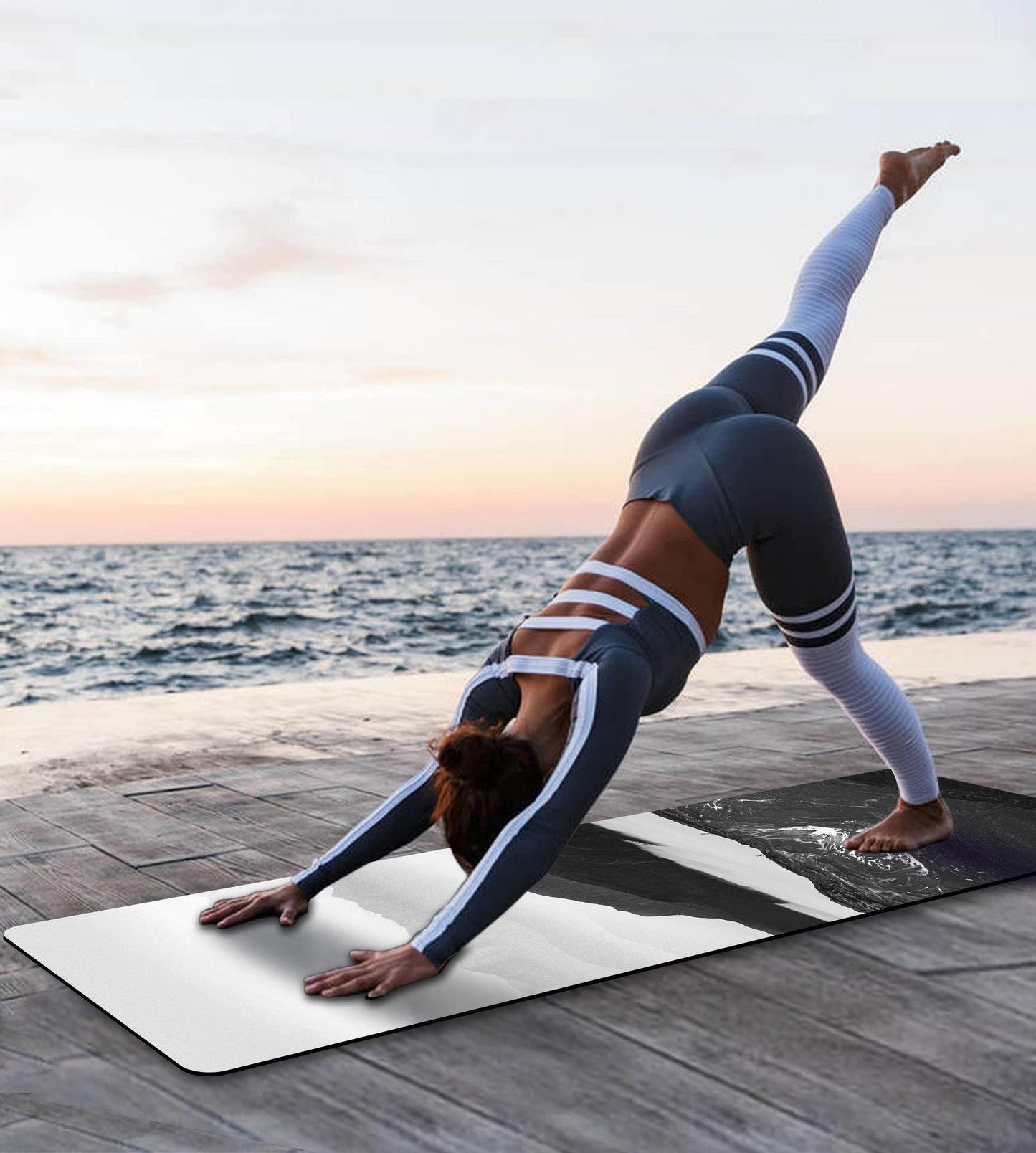Non-Slip TPE Yoga & Exercise Mat with Strap
