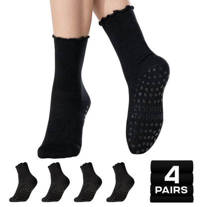 CoolMate Women’s Non-Slip Pilates Yoga Socks