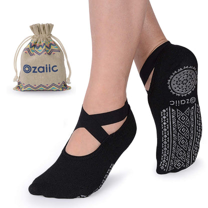 Ozaiic Non-Slip Yoga Socks for Women
