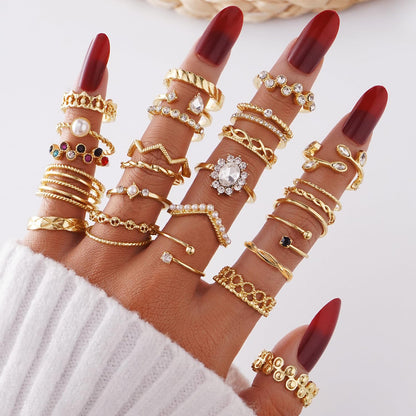 KISS WIFE Gold Ring Set