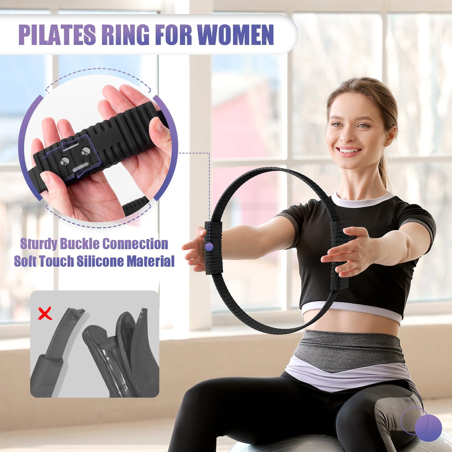 Pilates Ring Circle – Inner Thigh & Yoga Workout