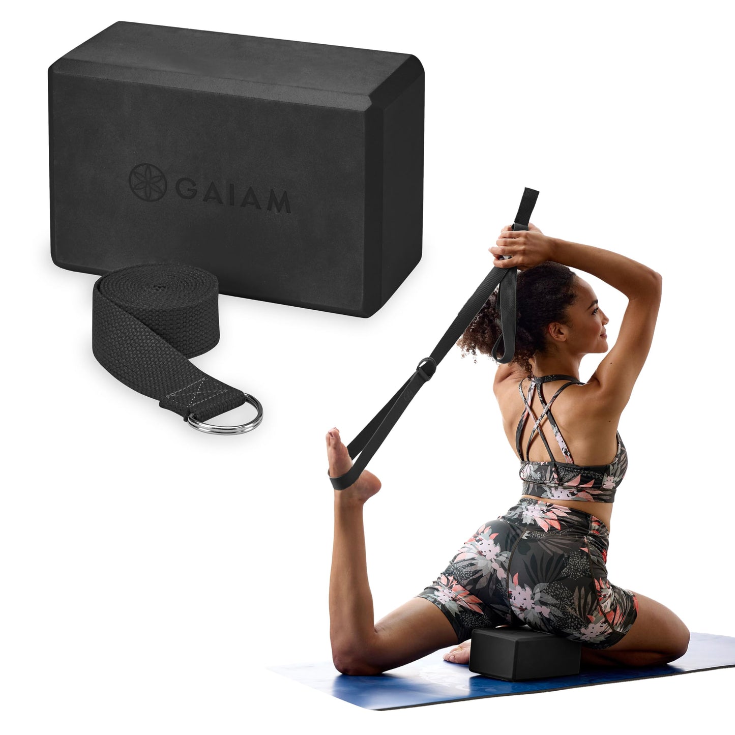 Gaiam Yoga Block – Foam Support for Yoga & Pilates