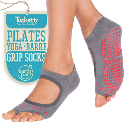 Tucketts Toeless Grip Pilates Socks for Women
