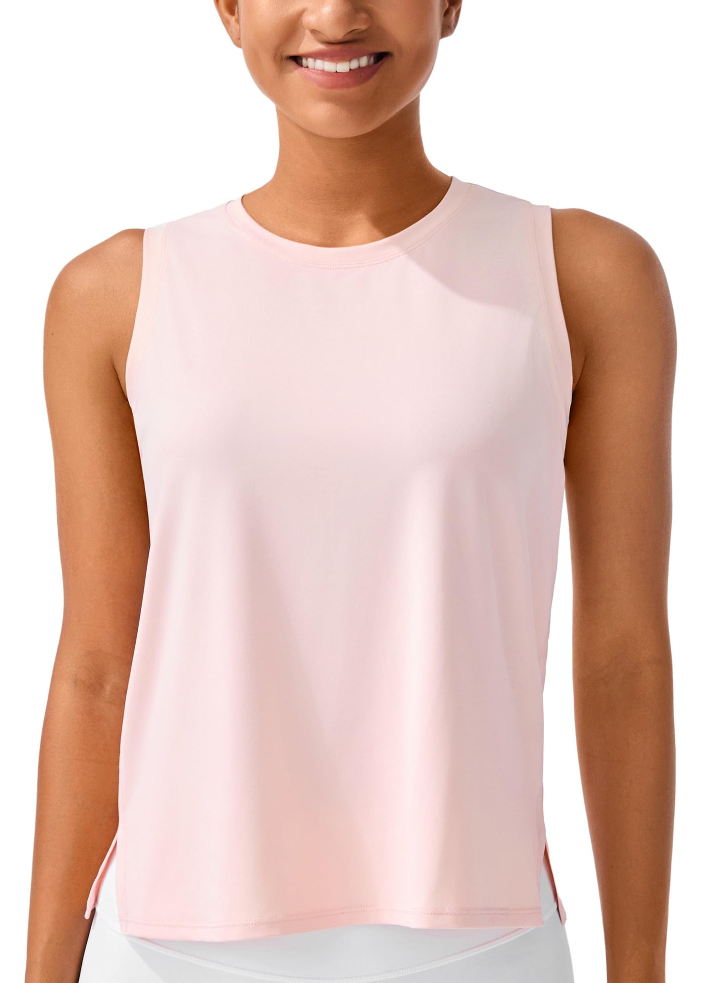 JOYSPELS Ice Silk Crop Tank Top