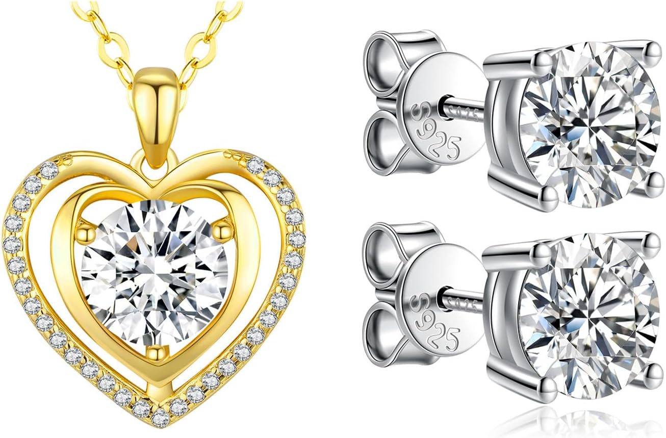 Diamond & Moissanite Jewelry Set