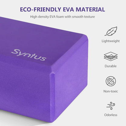 Syntus Yoga Block & Strap Set for Pilates & Fitness