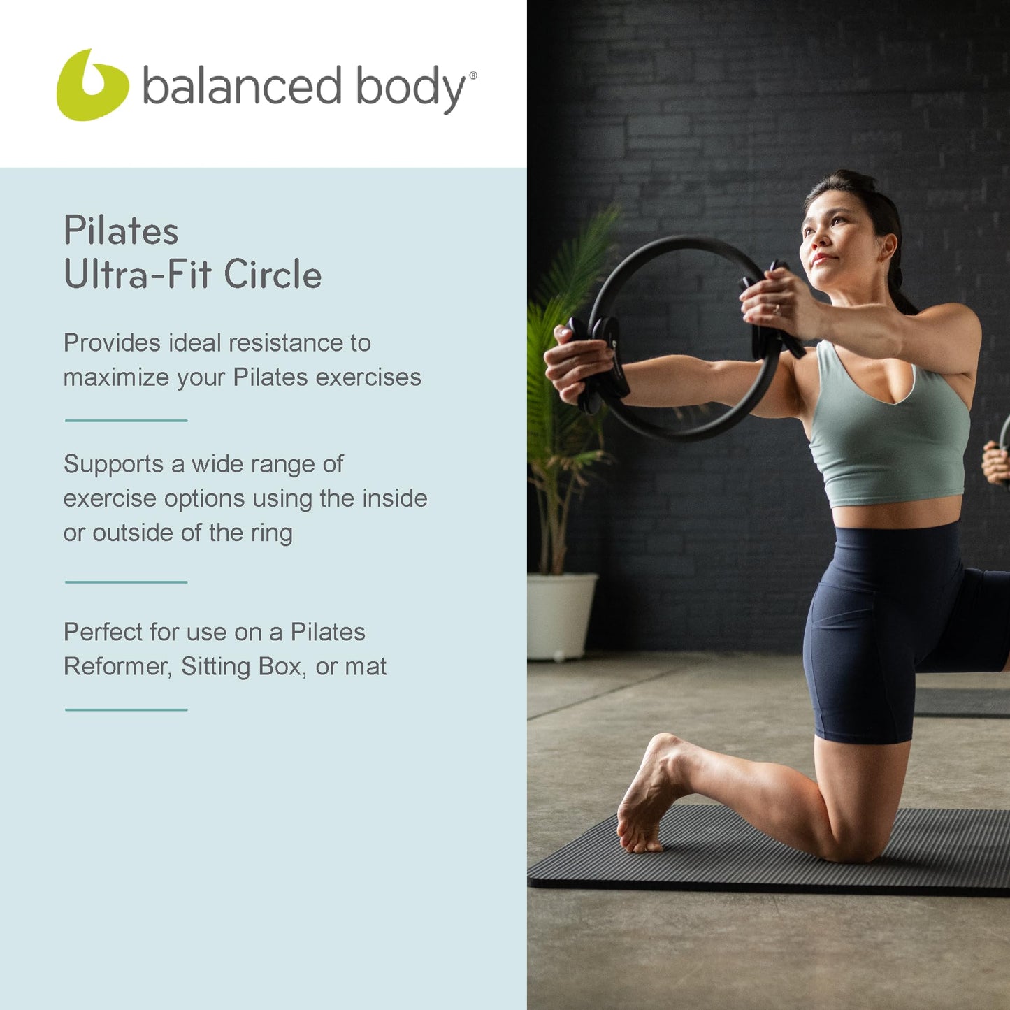 Balanced Body Ultra-Fit Pilates Ring – Thigh & Leg Exerciser
