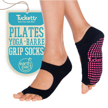 Tucketts Toeless Grip Pilates Socks for Women
