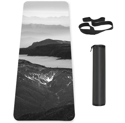 Non-Slip TPE Yoga & Exercise Mat with Strap