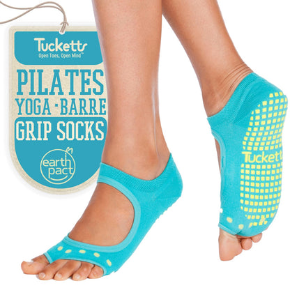 Tucketts Toeless Grip Pilates Socks for Women
