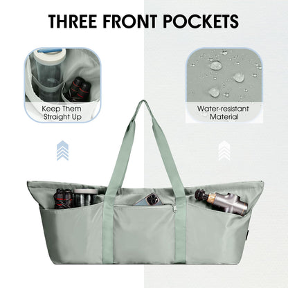 Large Yoga Mat Bag with Shoe & Wet Pocket