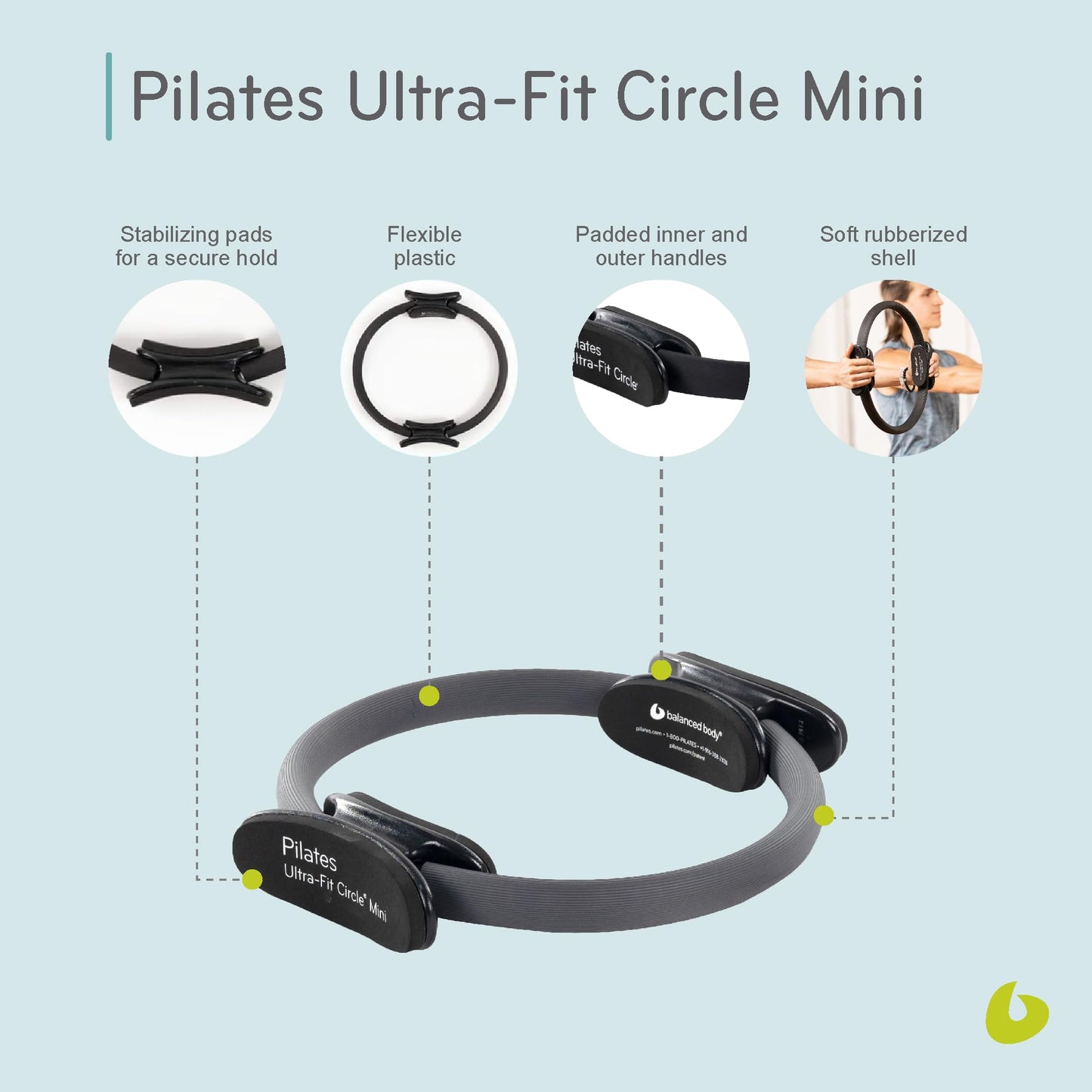 Balanced Body Ultra-Fit Pilates Ring – Thigh & Leg Exerciser