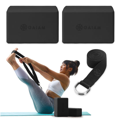 Gaiam Yoga Block – Foam Support for Yoga & Pilates