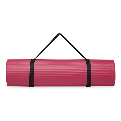 Gaiam Essentials Thick Yoga Mat with Carrier Strap