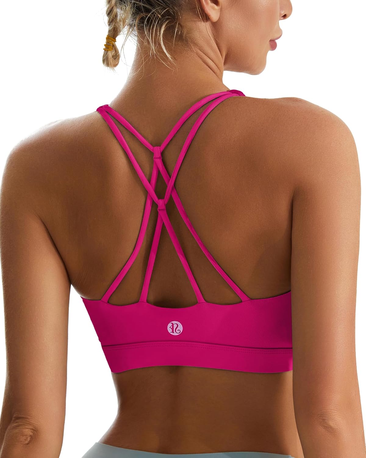 Women’s Padded Crisscross Back Sports Bra