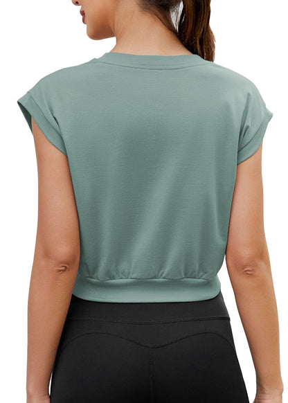 Mippo Women’s Crop Workout Top