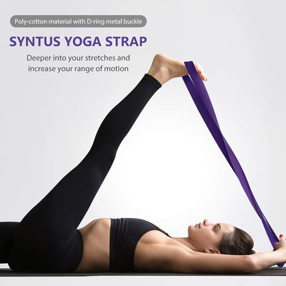 Syntus Yoga Block & Strap Set for Pilates & Fitness