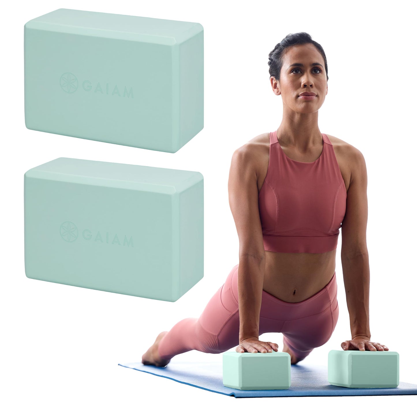 Gaiam Yoga Block – Foam Support for Yoga & Pilates