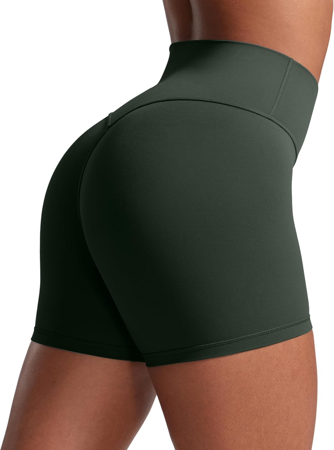 CRZ YOGA Women’s Scrunch Butt Biker Shorts
