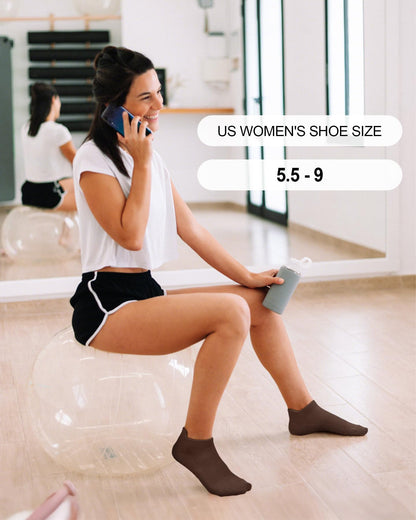 YeuG Non-Slip Pilates Socks for Women (4/6 Pairs)