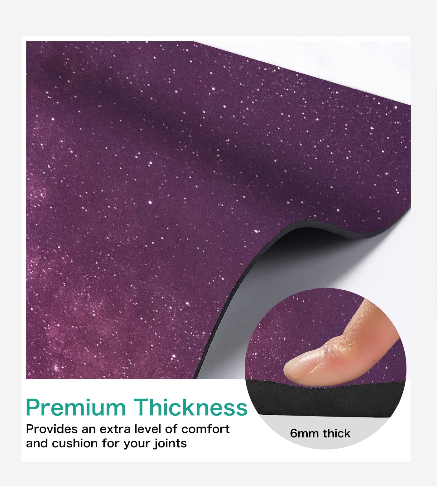 Non-Slip TPE Yoga & Exercise Mat with Strap