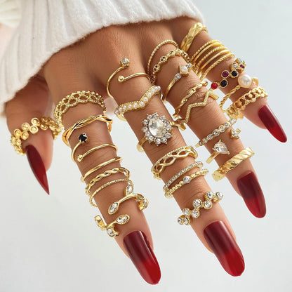 KISS WIFE Gold Ring Set