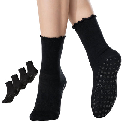 CoolMate Women’s Non-Slip Pilates Yoga Socks