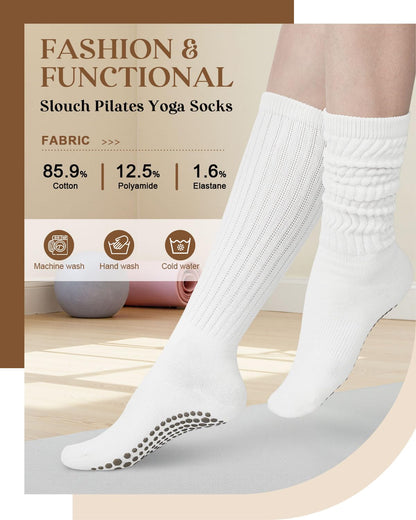 Century Star Non-Slip Yoga Pilates Socks