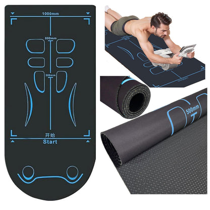 Non-Slip 7mm Exercise & Ab Roller Mat with Bag