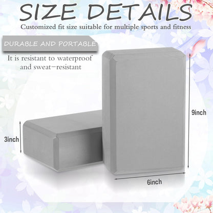 Outus 20pcs Yoga Blocks – High Density Non-Slip Bricks