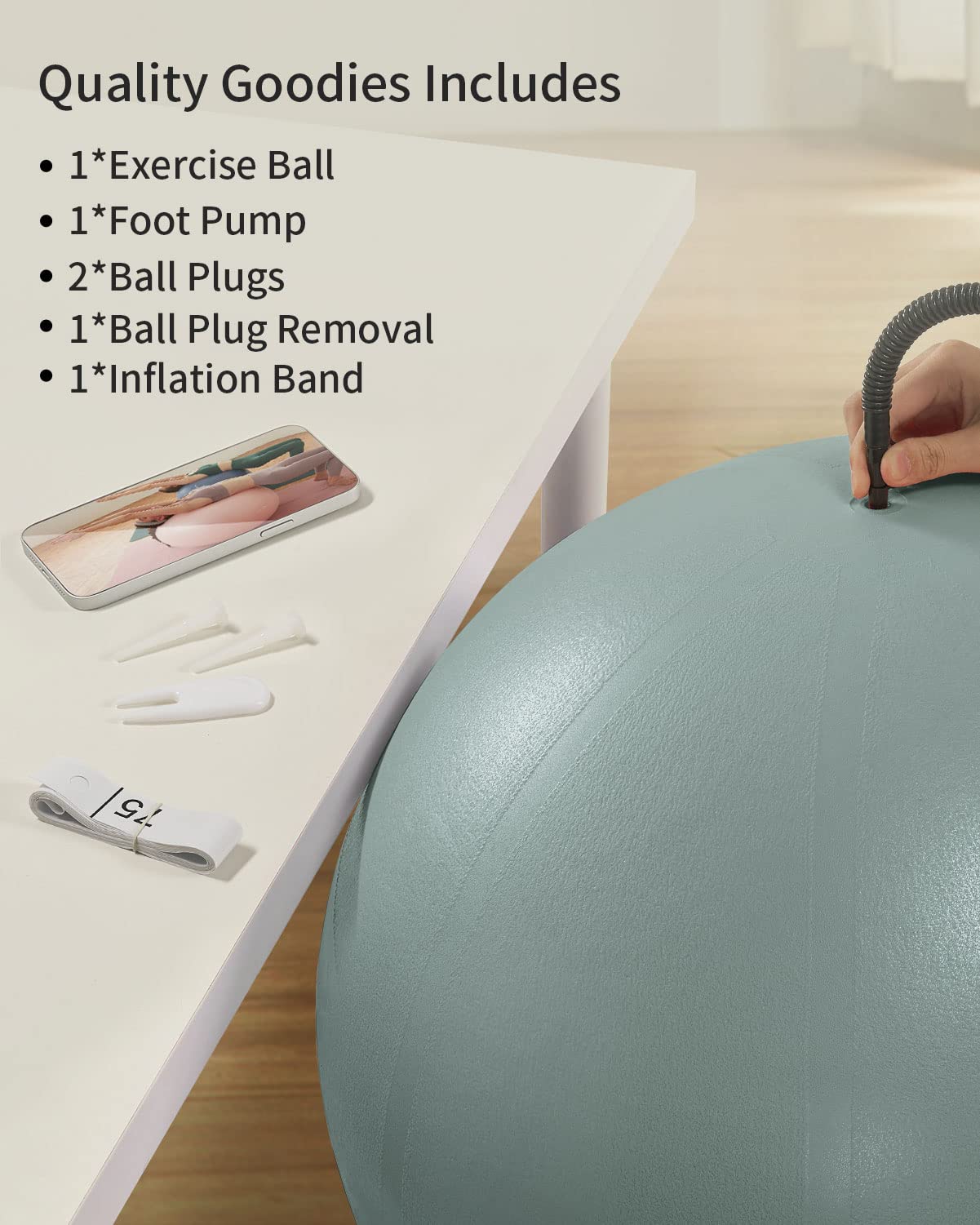 YOTTOY Anti-Burst Exercise Ball