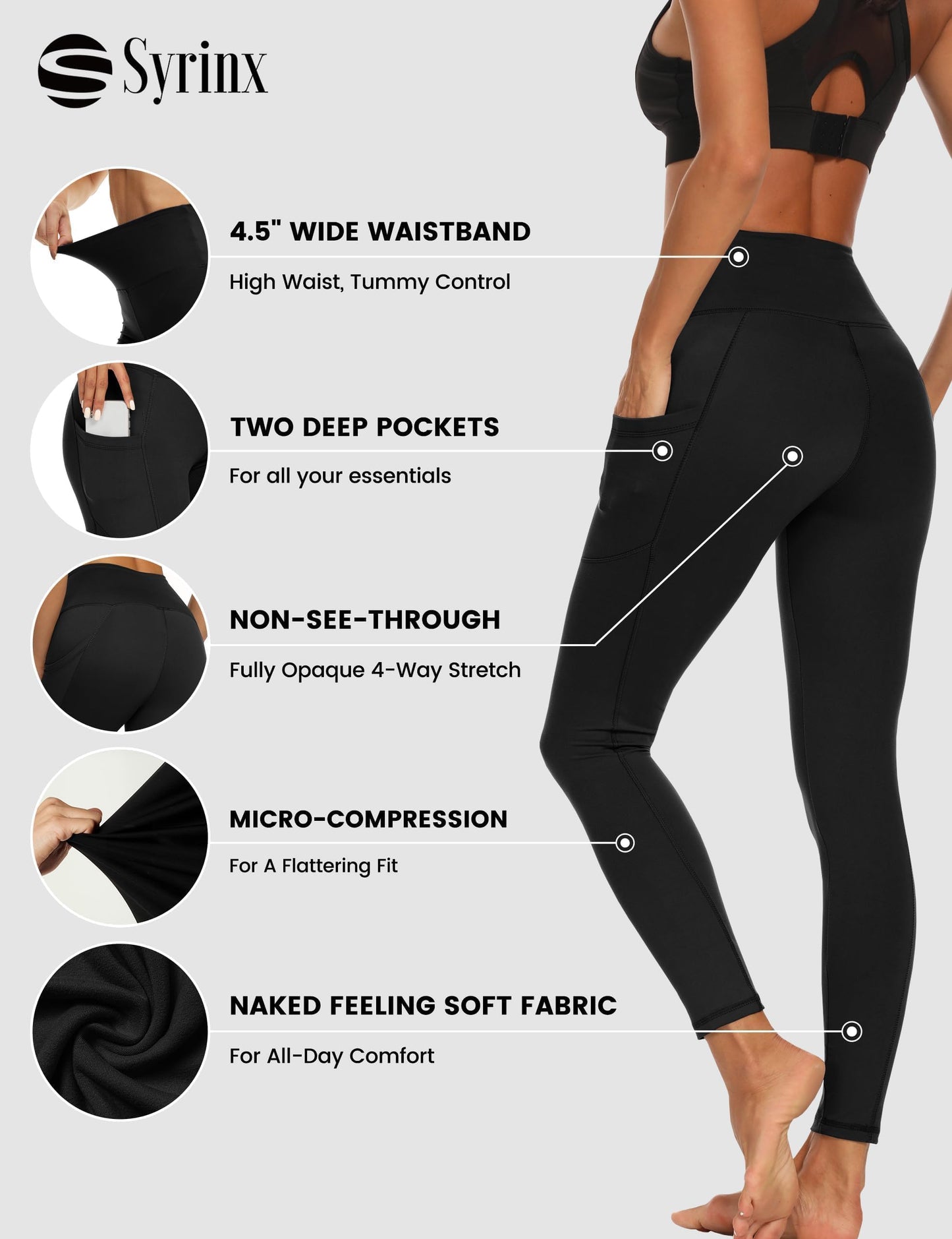 Women’s High Waisted Yoga Leggings