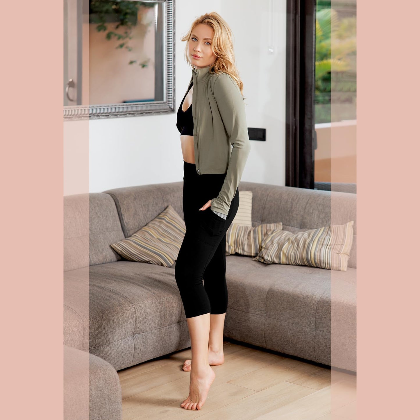 SINOPHANT High Waisted Leggings with Pockets