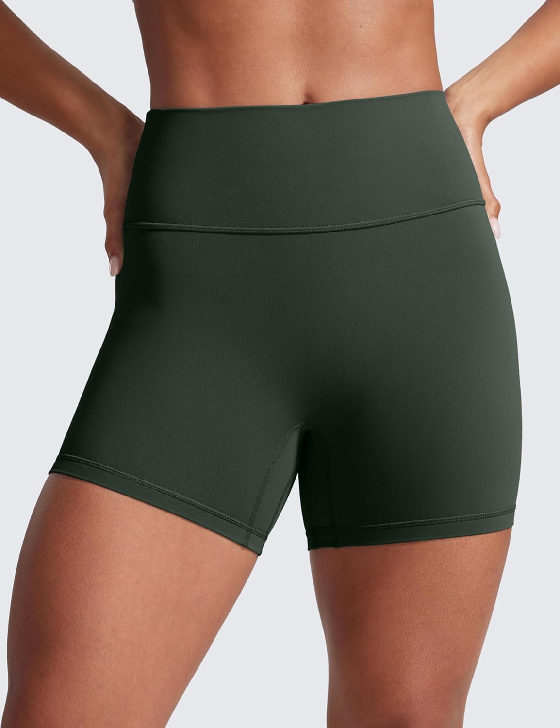 CRZ YOGA Women’s Scrunch Butt Biker Shorts