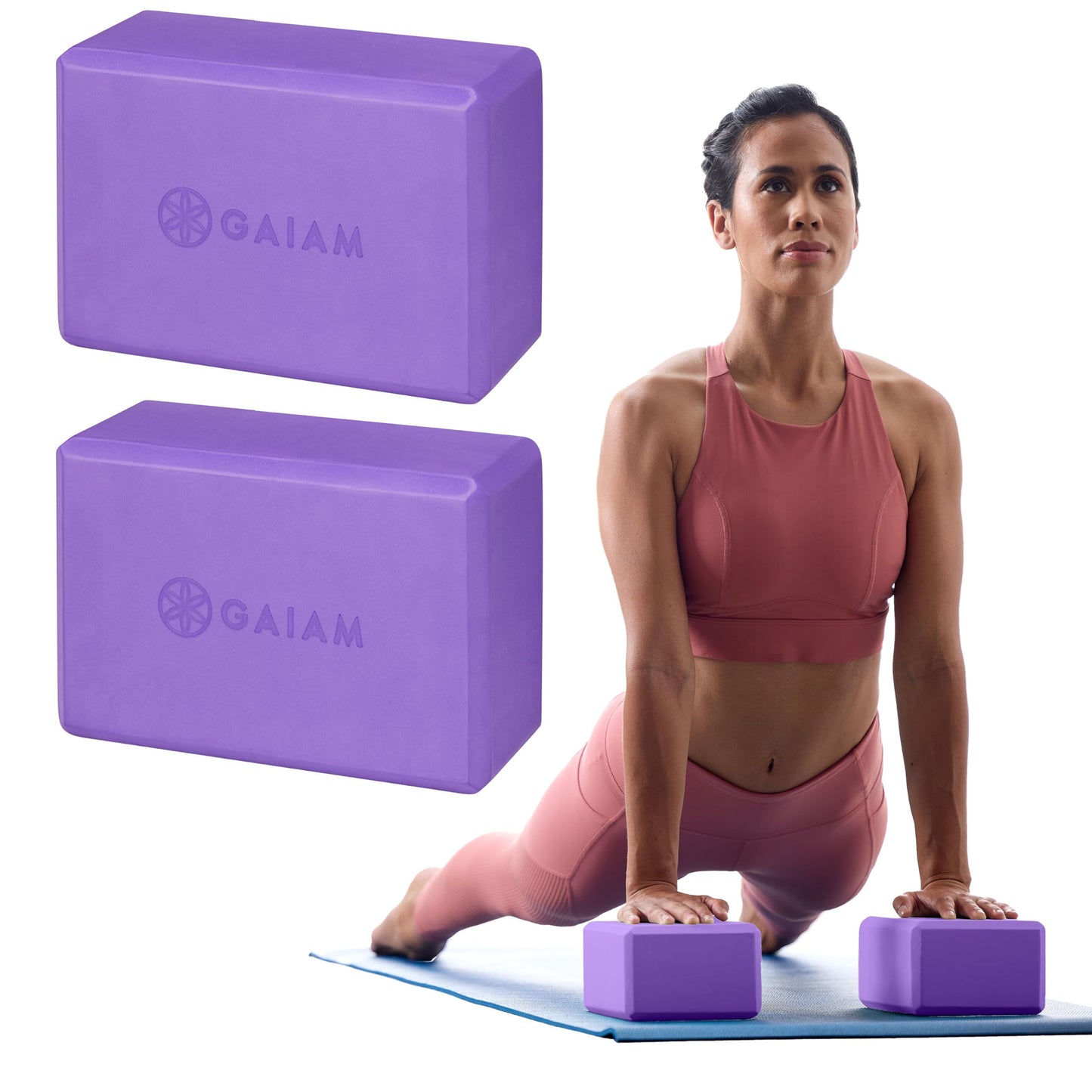 Gaiam Yoga Block – Foam Support for Yoga & Pilates