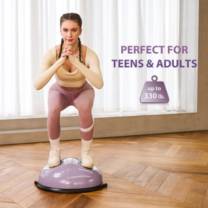 ZELUS Balance Ball Trainer with Resistance Bands
