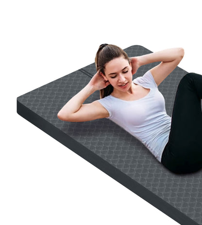 Nuveti Large Thick Yoga & Exercise Mat with Bag