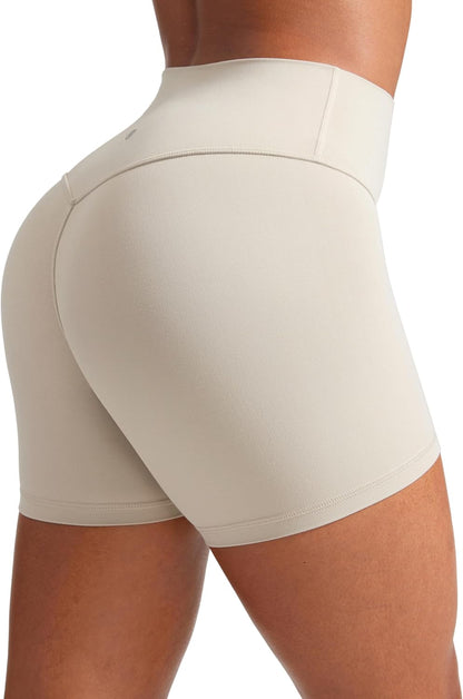 CRZ YOGA Women’s Scrunch Butt Biker Shorts