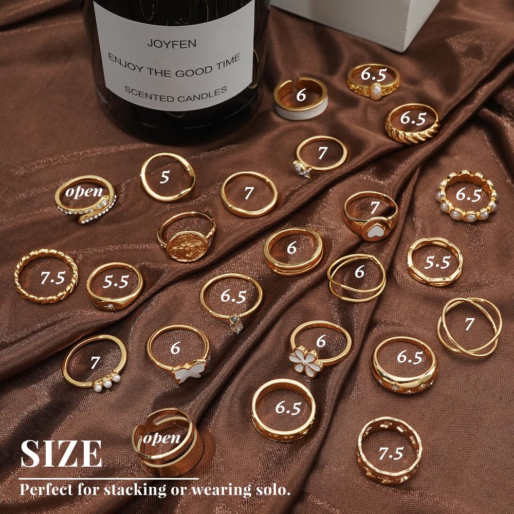 KISS WIFE Gold Ring Set