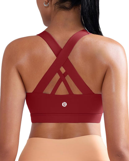 RUNNING GIRL Criss-Cross Sports Bra