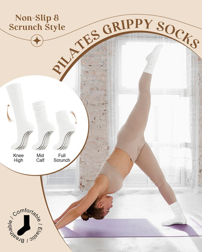 Century Star Non-Slip Yoga Pilates Socks
