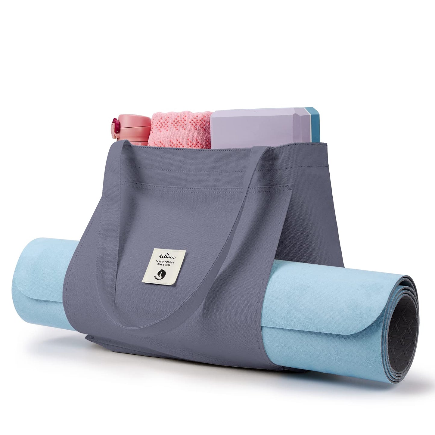 WLLWOO Yoga Mat Tote Bag for Women