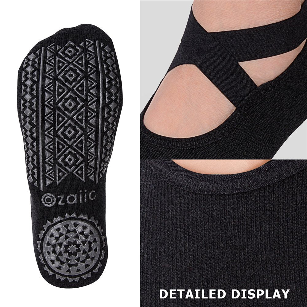 Ozaiic Non-Slip Yoga Socks for Women