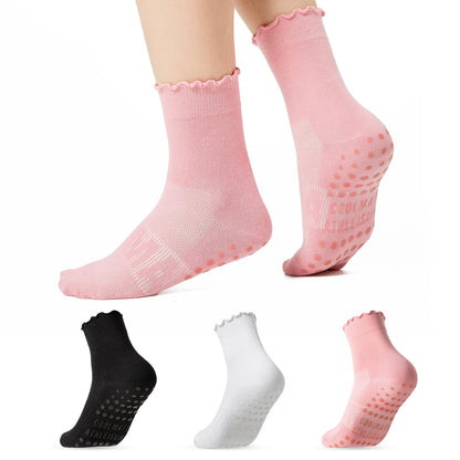 CoolMate Women’s Non-Slip Pilates Yoga Socks